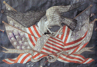 embroidered eagle