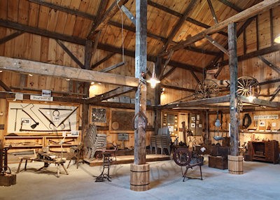 Barn interior